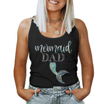Mens Mermaid Dad Shirt Daughter Birthday Party Merman Tee Women Tank Top | Mazezy UK