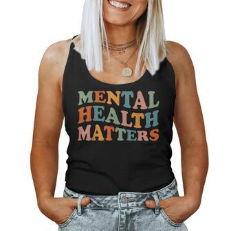 Mental Health Matters Human Brain Awareness Kids Women Women Tank Top | Mazezy