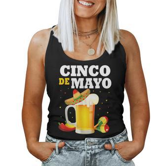 Mexican Beer Glasses Cinco De Mayo Outfits For Men Women Women Tank Top | Mazezy AU