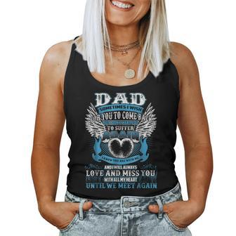 I Miss You My Dad In Heaven Women Tank Top | Mazezy