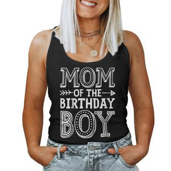 Mom Of The Birthday Boy T Shirt Mother Mama Moms Women Women Tank Top | Mazezy