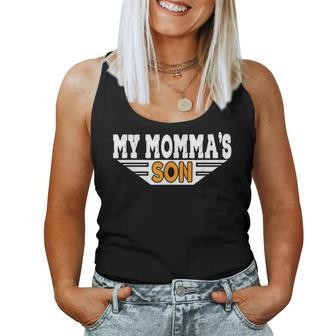 My Mommas Cooking Kwame Brown Mamas Son Peoples Champ Women Tank Top | Mazezy