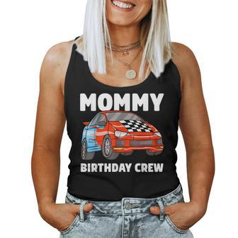 Mommy Birthday Crew Race Car Racing Car Driver Mama Mom Women Tank Top Basic Casual Daily Weekend Graphic - Thegiftio UK