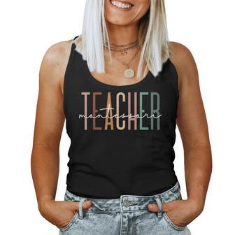 Montessori Teacher Squad School Worker Appreciation Women Tank Top | Mazezy