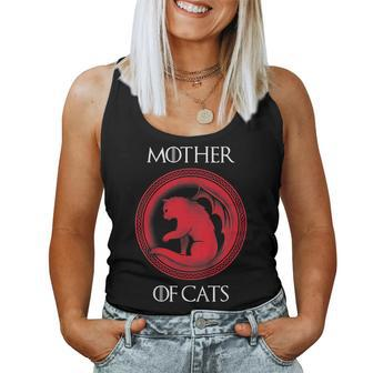 Mother Of Cats Shirt Idea For Mom Wife Her Women Tank Top | Mazezy DE