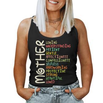 Mother Meaning I Love Mom Women Tank Top | Mazezy