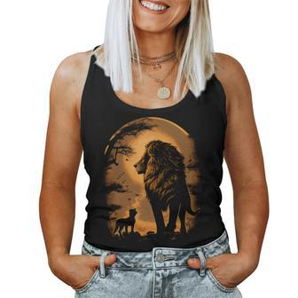 Mothers Day Fathers Day Best Mom Dad Lion Lion Mom Mommy Women Tank Top Basic Casual Daily Weekend Graphic - Thegiftio UK