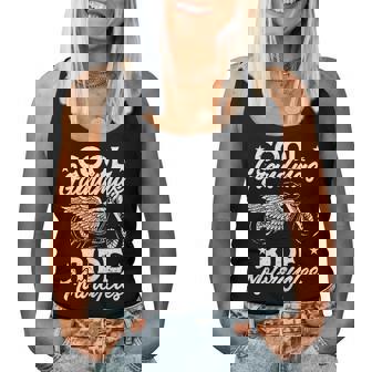 Motorcycle Biker Granny Cool Grandmas Ride Motorcycles Women Tank Top | Mazezy