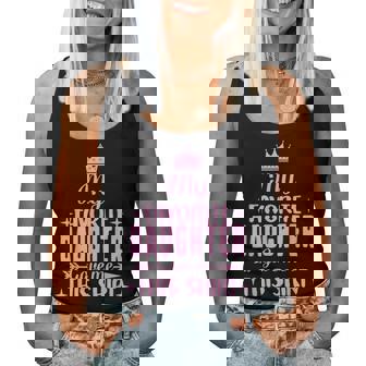 My Favorite Daughter Gave Me This Fathers Day Gift Dad V2 Women Tank Top Basic Casual Daily Weekend Graphic - Seseable