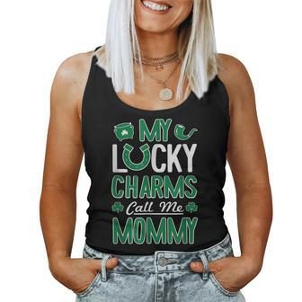 My Lucky Charms Call Me Mommy St Patricks Day V2 Women Tank Top Basic Casual Daily Weekend Graphic - Seseable
