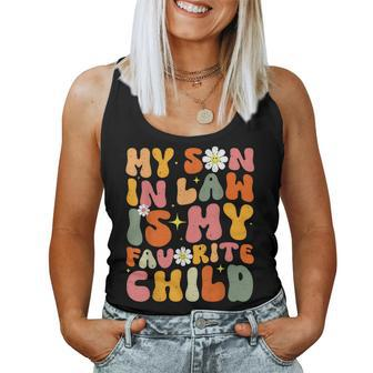 My Son In Law Is My Favorite Child Retro Funny Mother In Law Women Tank Top Basic Casual Daily Weekend Graphic - Thegiftio UK