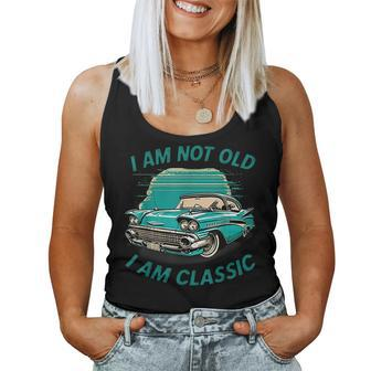 Im Not Old Im Classic Car Graphic - Mens & Womens Women Tank Top | Mazezy