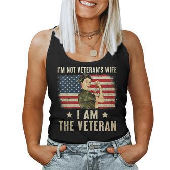 Im Not Veterans Wife Im Veteran Veterans Day Women Tank Top | Mazezy