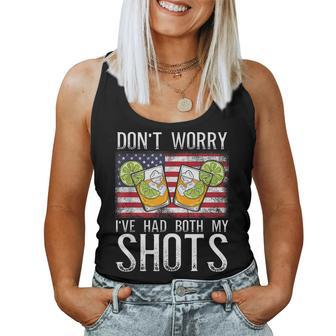 Do Not Worry Ive Had Both My Shots Two Shots Saying Women Tank Top | Mazezy