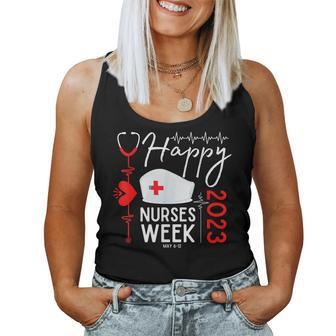 Nurse Appreciation Week - Happy National Nurses Week 2023 Women Tank Top Basic Casual Daily Weekend Graphic - Thegiftio UK