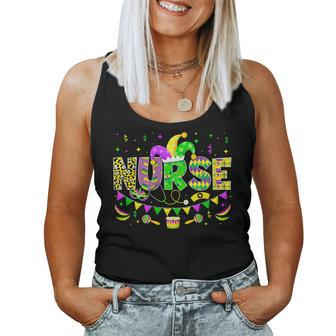 Nurse Lover Funny Mardi Gras Carnival Party Women Men Women Tank Top Basic Casual Daily Weekend Graphic - Seseable