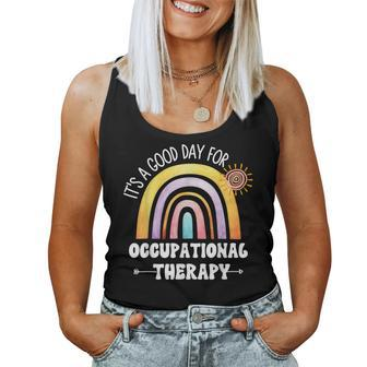 Occupational Therapy Ot Therapist Inspire Ot Rainbow Women Tank Top | Mazezy