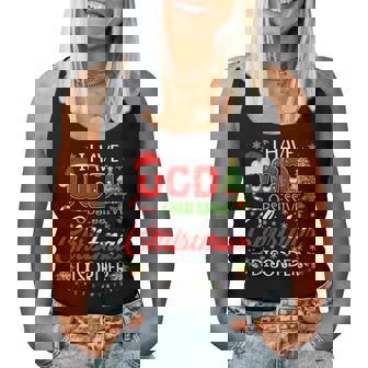Ocd Obsessive Christmas Disorder Holiday Women Tank Top | Mazezy