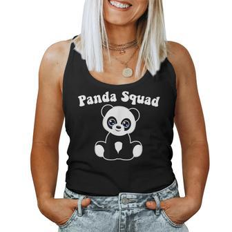 Panda Squad Cute Panda Lover Toddlers Girls Boys Kids Women Tank Top | Mazezy