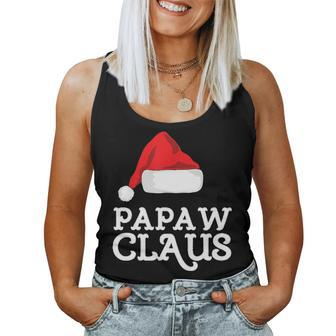 Papaw Claus Christmas Family Group Matching Pajama Women Tank Top Basic Casual Daily Weekend Graphic - Seseable