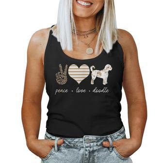 Peace With Love Doodle Mom Doodle Lover Doodle Mama Women Tank Top | Mazezy