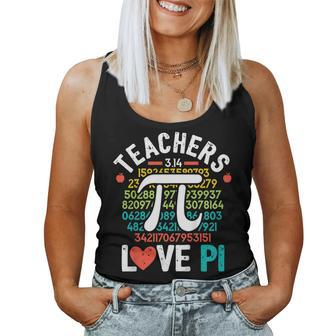 Pi Day Shirt Mathematics Teacher Nerd Geek Geometry Algebra Women Tank Top | Mazezy