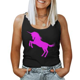 Pink Unicorn Cute Original Gift Horse Magic Fairy Princes Women Tank Top Basic Casual Daily Weekend Graphic - Seseable
