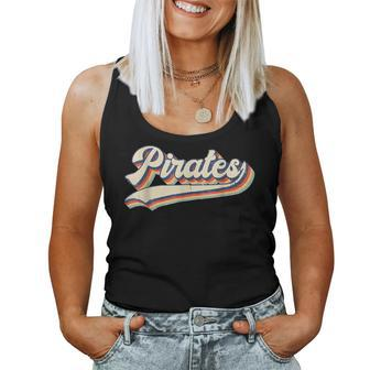 Pirates Sports Name Vintage Retro For Men Women Boy Girl Women Tank Top | Mazezy