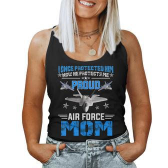 Pride Military Family Proud Mom Air Force Women Tank Top | Mazezy