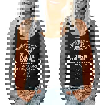 Promoted To Gam Gam Est 2020 Gift For Mom Women Tank Top Basic Casual Daily Weekend Graphic - Seseable