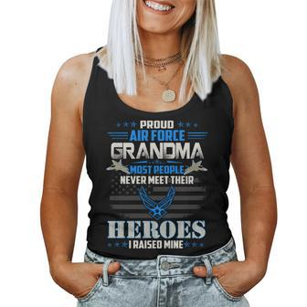 Proud Air Force Grandma Usair Force Veterans Day Women Tank Top | Mazezy UK