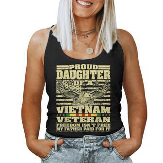 Proud Daughter Of A Vietnam Veteran V3 Women Tank Top Basic Casual Daily Weekend Graphic - Seseable
