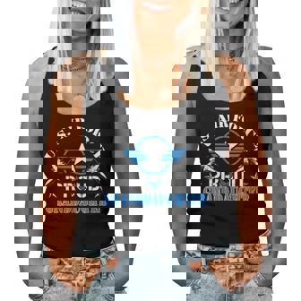 Proud Granddaughter Us Air Force Usaf Veteran Women Tank Top | Mazezy