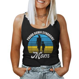 Proud Mom Of Down Syndrome Kid Son Daughter Trisomy 21 Women Tank Top Basic Casual Daily Weekend Graphic - Seseable