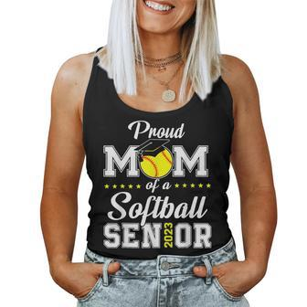 Proud Mom Of A Softball Senior 2023 Class Of 2023 Women Tank Top | Mazezy