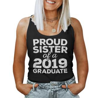 Proud Sister Of A 2019 Graduate Class Graduation Women Tank Top | Mazezy