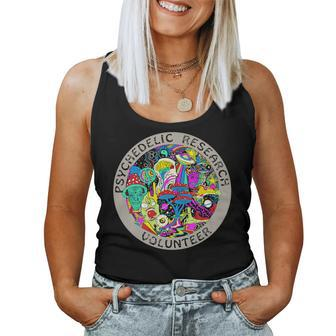 Psychedelic Mushroom Trip Gift - Psychedelic Research Gift Women Tank Top Basic Casual Daily Weekend Graphic - Seseable