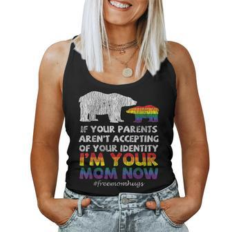 Rainbow Mama Bear Im Your Mom Proud Family Gay Lgbtq Mother Women Tank Top Basic Casual Daily Weekend Graphic - Seseable