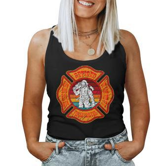 Retired Firefighter For Fireman Fire Fighter Womans Man Women Tank Top Basic Casual Daily Weekend Graphic - Seseable