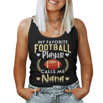 Retired Football Player Grandma Nana American Football Women Tank Top | Mazezy
