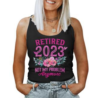 Retirement Retired 2023 Funny Retirement For Women 2023 Women Tank Top Basic Casual Daily Weekend Graphic - Seseable