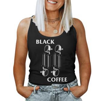 Retro Punk Rock Flag Espresso Black Coffee Lover Women Tank Top Basic Casual Daily Weekend Graphic - Seseable