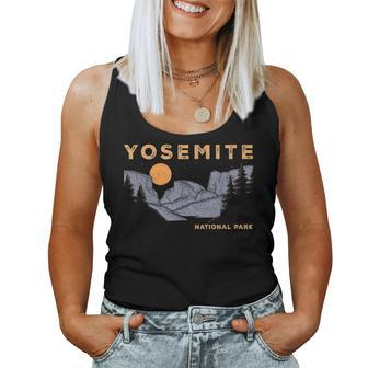 Retro Yosemite Half-Dome National Park Vintage Womens Mens Women Tank Top | Mazezy
