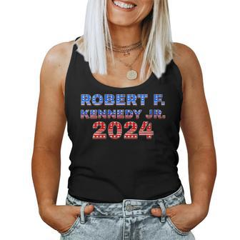 Womens Robert F Kennedy Jr 2024 Stars And Stripes Red White Blue Women Tank Top | Mazezy