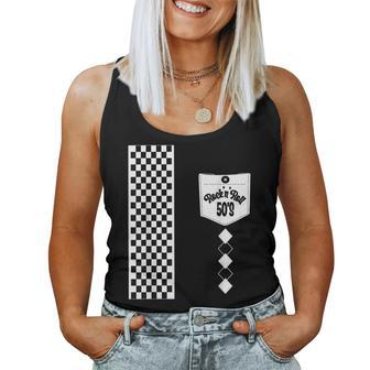 Rockabilly Bowling 50S Sock Hop Costumes Greaser Retro 1950S Women Tank Top | Mazezy