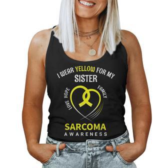 Sarcoma Awareness Sister Bone Cancer Awareness Women Tank Top | Mazezy