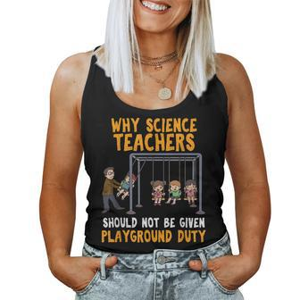 Science Physicist Chemist Teacher Vintage Women Tank Top | Mazezy