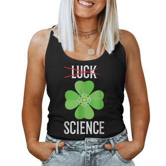 Science St Patricks Day Funny Chemistry Teacher Women Tank Top Basic Casual Daily Weekend Graphic - Seseable