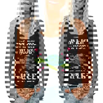 Sea Turtle For Women Girls Turtle Lover Ocean Turtles Women Tank Top | Mazezy