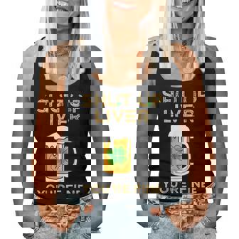 Shut Up Liver Youre Fine St Patricks Day Men Women Women Tank Top Basic Casual Daily Weekend Graphic | Seseable CA